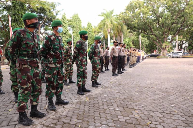 Gelar Apel Bersama Penanganan Covid-19, Bupati Bantaeng Tekankan Dua Hal Ini