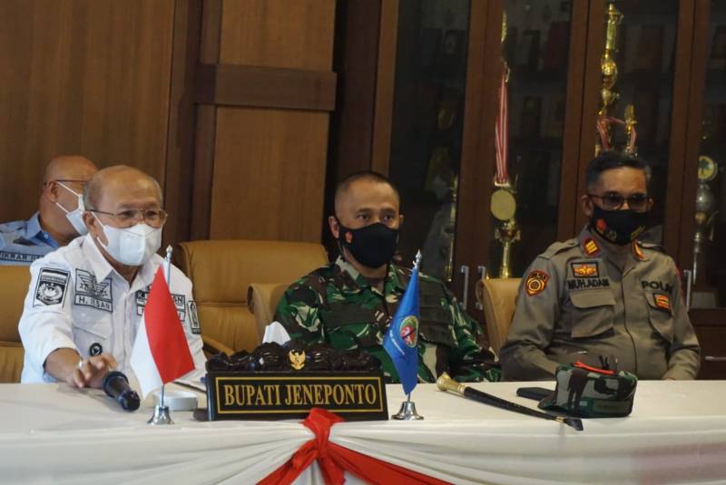 Bupati Iksan Iskandar Hadiri Rakor Penanganan Covid-19 Tingkat Sulsel Secara Virtual