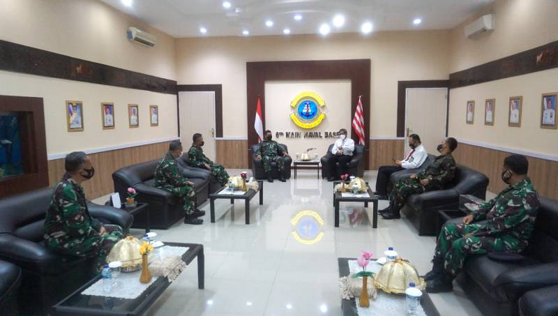 Danlantamal VI Terima Audiensi Kakanwil DJKN Sulseltrabar dan Kepala KPKNL Makassar