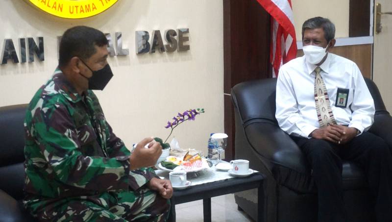 Danlantamal VI Terima Audiensi Kakanwil DJKN Sulseltrabar dan Kepala KPKNL Makassar