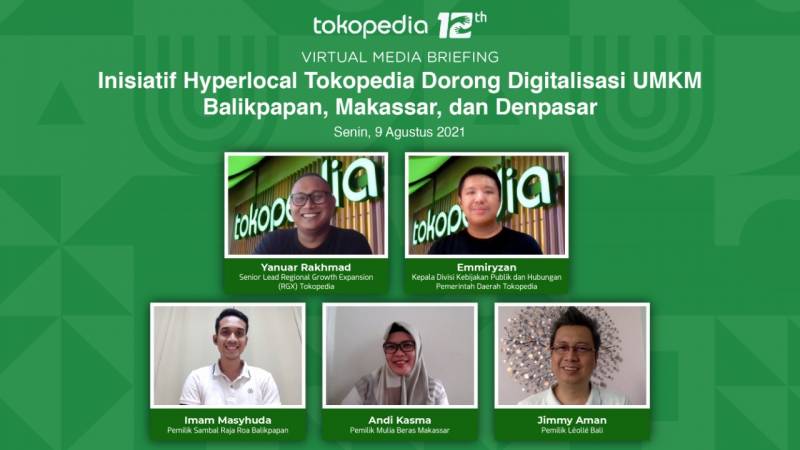 Jelang Usia Ke-12, Tokopedia Gencarkan Inisiatif Hyperlocal ke Indonesia Tengah