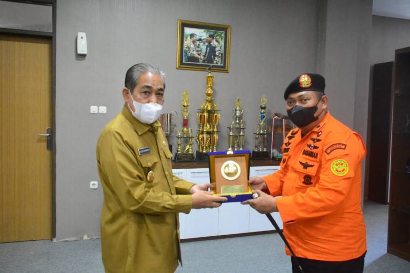 Tingkatkan Sinergi, Bupati Sidrap Terima Kepala Basarnas Sulsel