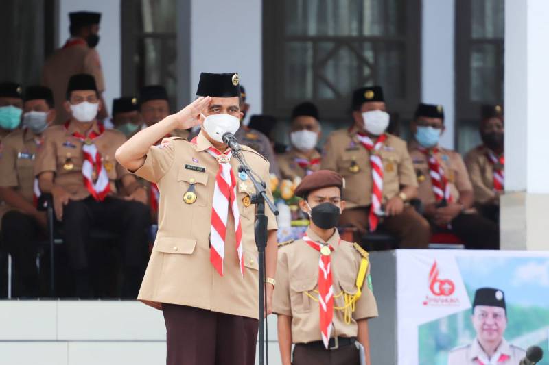 Wabup Saiful Arif Jadi Irup di Hari Peringatan Pramuka ke-60 Tingkat Kabupaten Kepulauan Selayar
