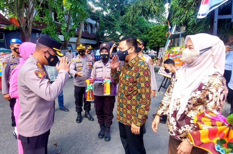 Bupati Basli Ali Sambut Kedatangan Kapolres Baru Selayar