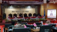 Rapat Paripurna, DPRD Bulukumba Dengarkan Pidato Kenegaraan Presiden RI Secara Virtual Berlangsung Khidmat