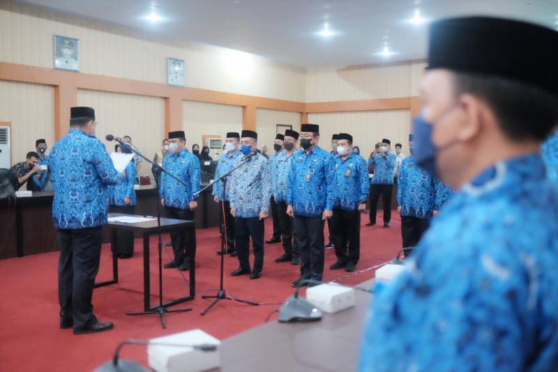 Ilham Azikin Paparkan Pentingnya Integritas dan Manfaat pada Pelantikan KORPRI