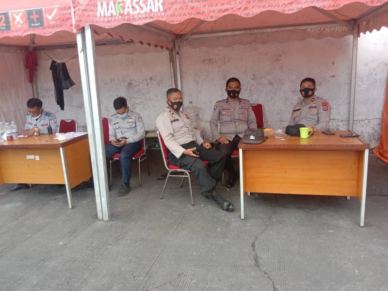 Polsek Soeta Jaga Keamanan Pasien dan Nakes di Isolasi Apung Covid-19