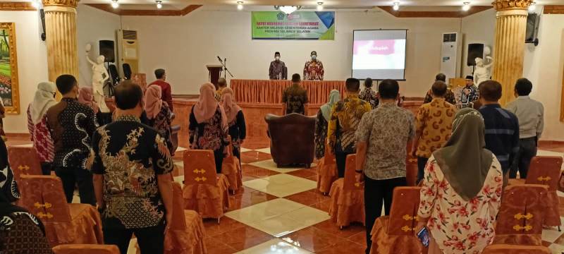 Rakor Sekretariat Kanwil Kemenag Sulsel di Galesong