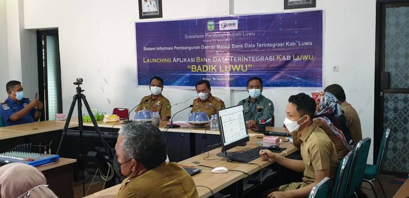 Bappeda Launching Bank Data Terintegrasi ‘Badik Luwu’