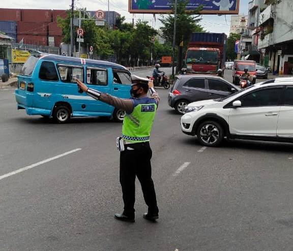 Bentuk Pelayanan Prima, Satlantas Polres Pelabuhan Rutin Pengaturan Lalin