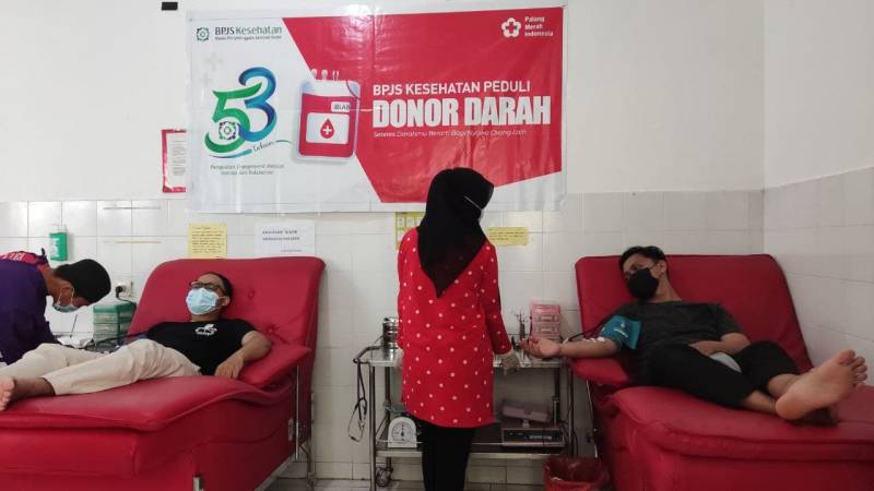 Duta BPJS Kesehatan Palopo Ramai-Ramai Donorkan Darah