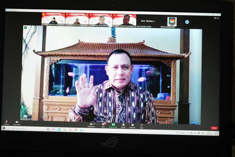Pembekalan Kepemimpinan, Bupati Luwu Timur Dibekali Materi Pencegahan Korupsi