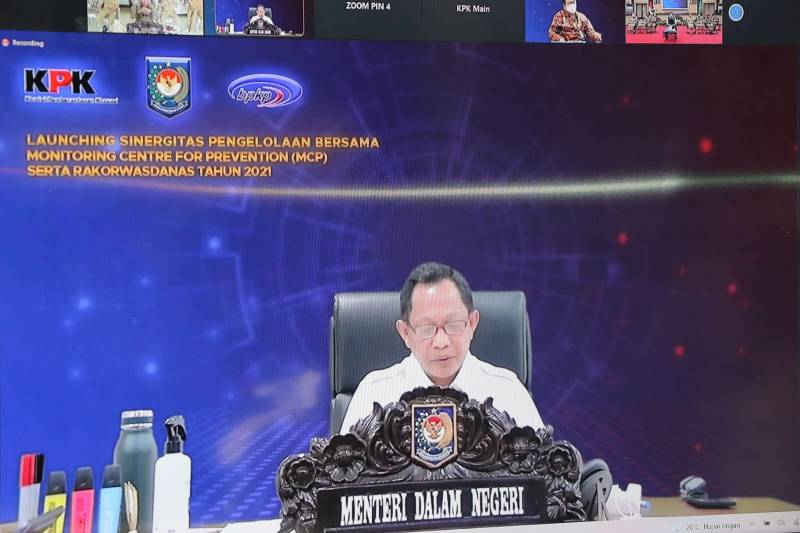 Rakorwasdanas Virtual, Budiman: Sistem MCP Penting Bagi Pemerintah Luwu Timur