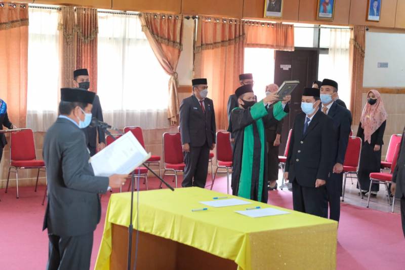 21 Pejabat Struktural Dilantik, Kaswadi Menaruh Harapan Besar