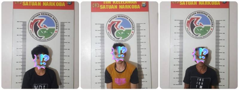 Tiga Terduga Penyalahguna Narkoba Ditangkap di Rappokalling