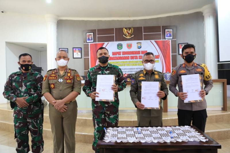 Bupati Luwu Timur, Kapolres dan Dandim Teken MoU Terkait Trantibum