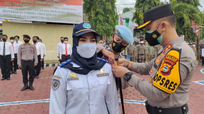 Pimpin Apel Gelar Pasukan Operasi Patuh, Kapolres Imbau Masyarakat Taati Aturan Lalu Lintas