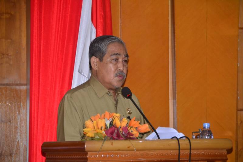 Bupati Sidrap Serahkan Ranperda APBD Perubahan 2021 ke DPRD
