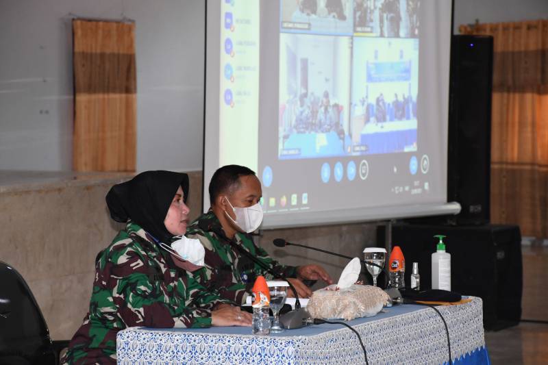 Personel Lantamal VI Makassar Ikuti Safari Personel TNI AL TA. 2021