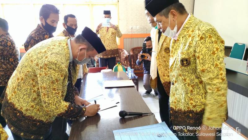 Ketua APSI Sulsel Lantik APSI Takalar Masa Bhakti 2021-2026