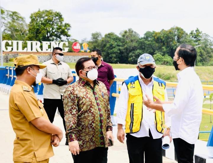 Presiden Jokowi Resmikan Bendungan Paselloreng dan Bendung Gilireng di Wajo