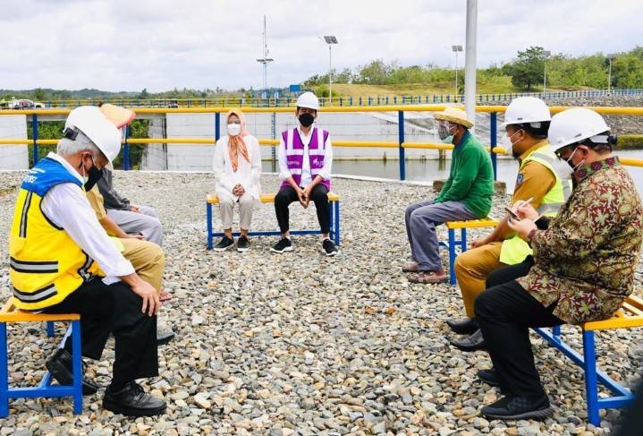 Presiden Jokowi Resmikan Bendungan Paselloreng dan Bendung Gilireng di Wajo