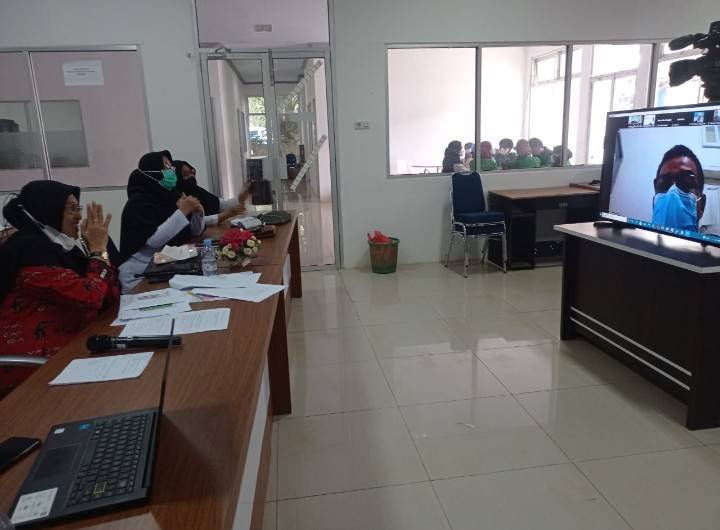 Ketua Forum KKS Luwu Timur Ikuti Penilaian STBM Secara Virtual