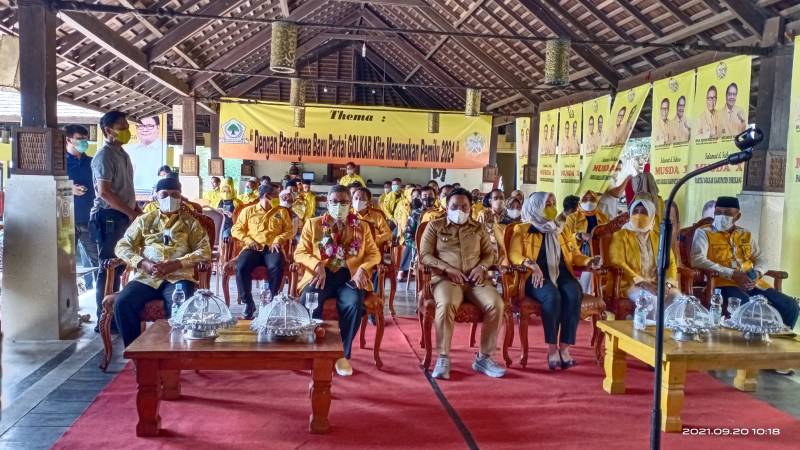 Musda X Golkar Enrekang, MB Kembali Terpilih Jadi Ketua Golkar Periode 2021-2025
