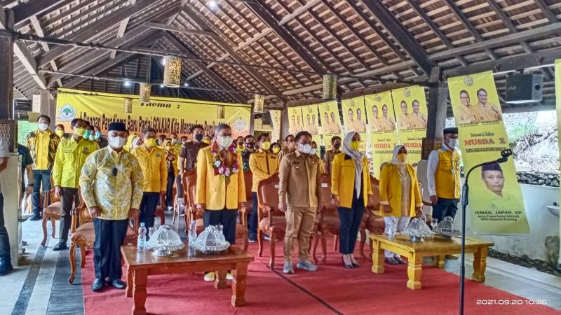 Musda X Golkar Enrekang, MB Kembali Terpilih Jadi Ketua Golkar Periode 2021-2025