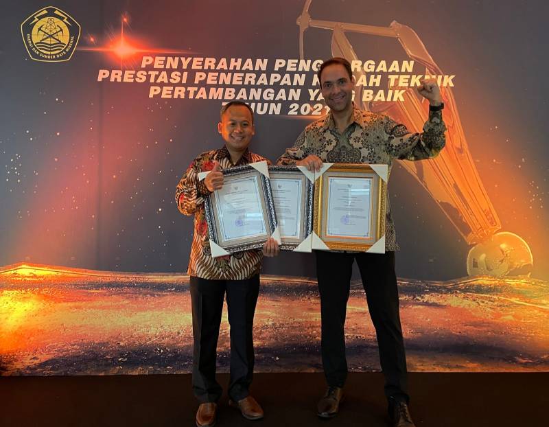 PT Vale Dianugerahi Penghargaan Penerapan Praktik Pertambangan yang Baik