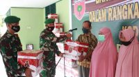 Perkuat Kemanunggalan TNI dan Rakyat, Kodim 1405/Parepare Salurkan 714 Paket Sembako