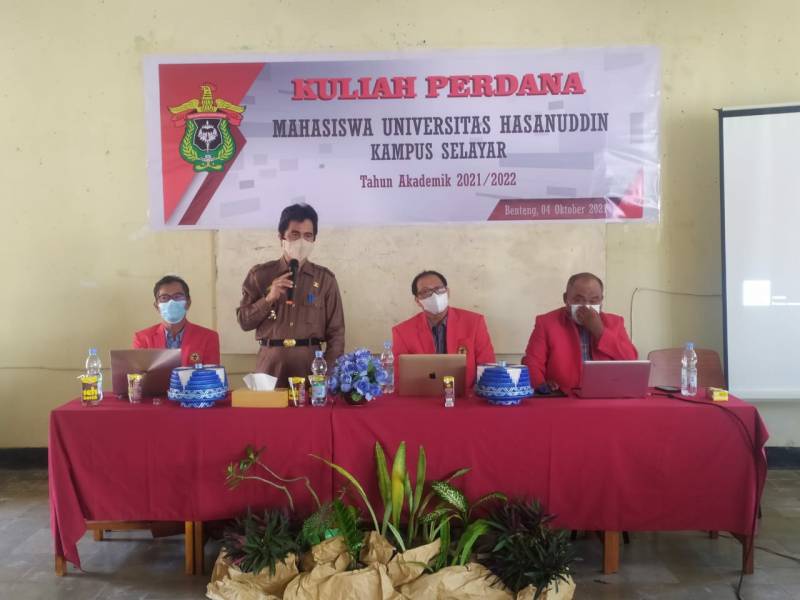 Wabup Selayar Pantau Pelaksanaan Kuliah Perdana Mahasiswa Unhas