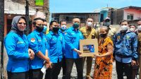 KNPI Kota Makassar Bersama Dispora Bantu Korban Kebakaran Warga Rappocini