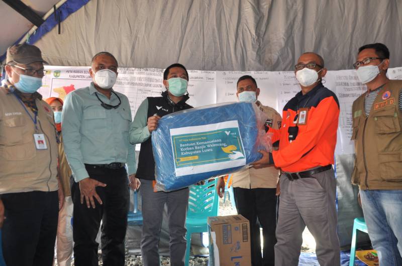 PT Vale Bantu Korban Banjir di Kabupaten Luwu