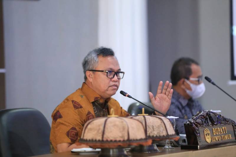Evaluasi, Bupati Lutim Minta OPD dan Camat Tingkatkan Kinerja