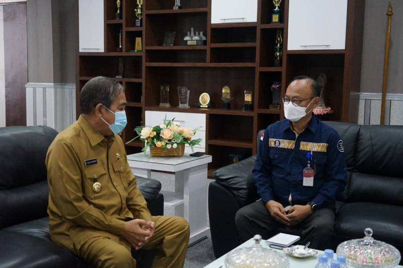 Bupati Sidrap Terima Kunjungan Tim Implementasi PUR Bank Indonesia