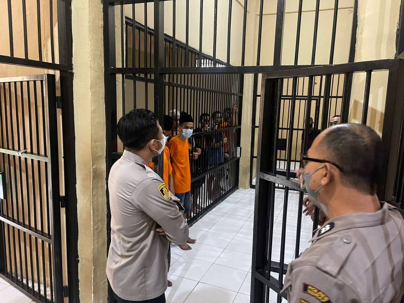 Keamanan Tahanan, AKBP Ponco Indriyo Rutin Cek Rutan Endra Dharma Laksana Polres Sidrap