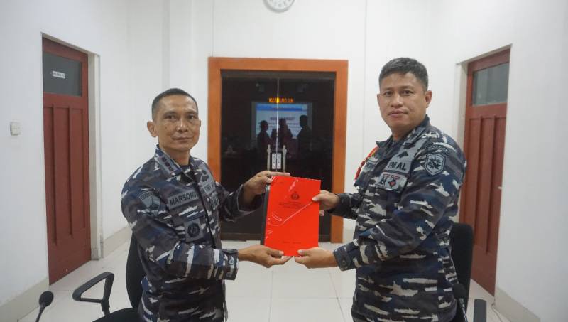 Dua Hari Diuji, Wadan Lantamal VI Tutup Glagaspur P1-P2 dan L1-L2 di Lantamal VI