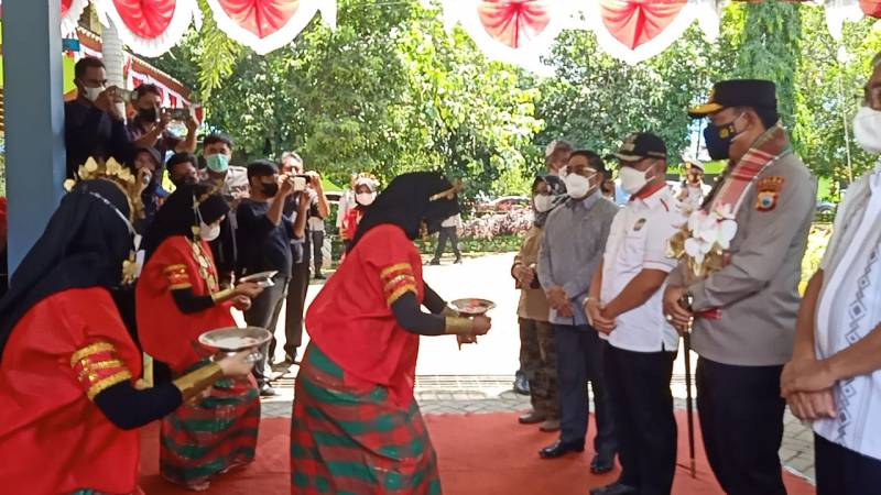 Kapolda Sulsel Kunjungi Vaksinasi Massal di SMK 4 Gowa