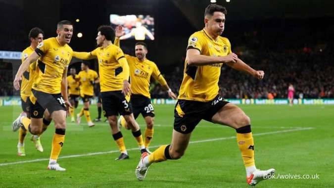 Hasil Liga Inggris Wolves vs Everton: Wolverhampton Bungkam The Toffees 2-1