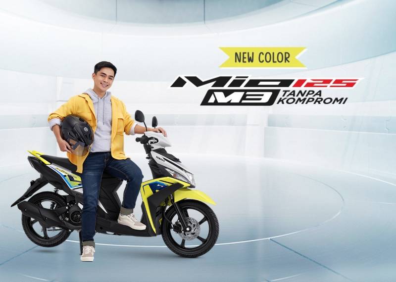 Yamaha Mio M3 125 Hadir dengan Warna Baru