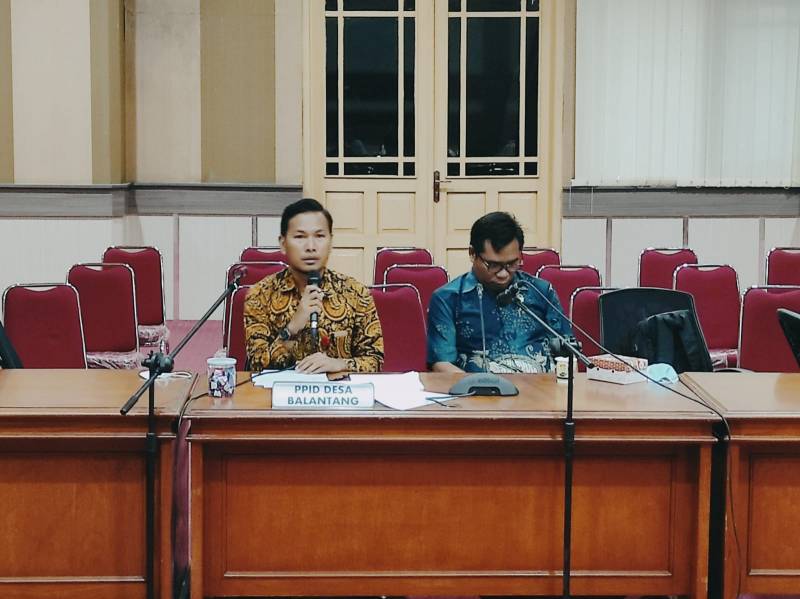 Kades Balantang Presentasikan Keterbukaan Informasi Publik di Hadapan Komisi Informasi Sulsel