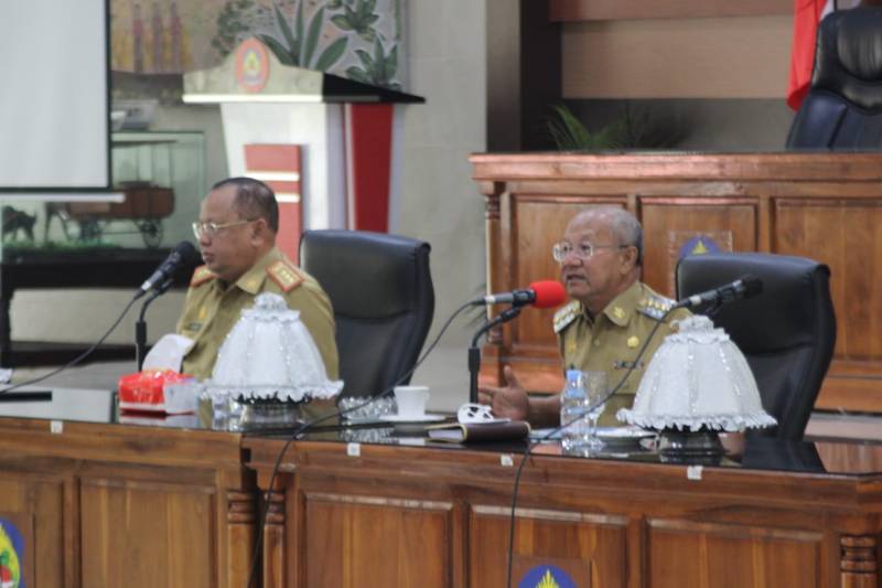 Pimpin Coffee Morning, Ini Permintaan Bupati Iksan Terkait Capaian Vaksin