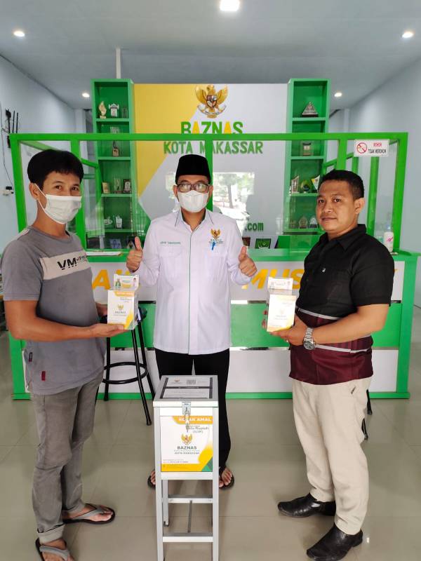Warga Datangi BAZNAS Makassar, Minati Kotak Tolak Balak S3R