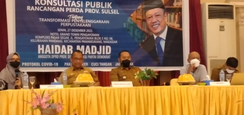 Haidar Madjid Gelar Konsultasi Publik Transformasi Penyelenggaraan Perpustakaan