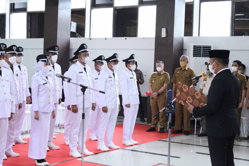 Bupati Kembali Lantik 22 Kades Terpilih Periode 2021-2027