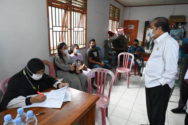 Bupati Sidrap Pantau Vaksinasi Covid-19