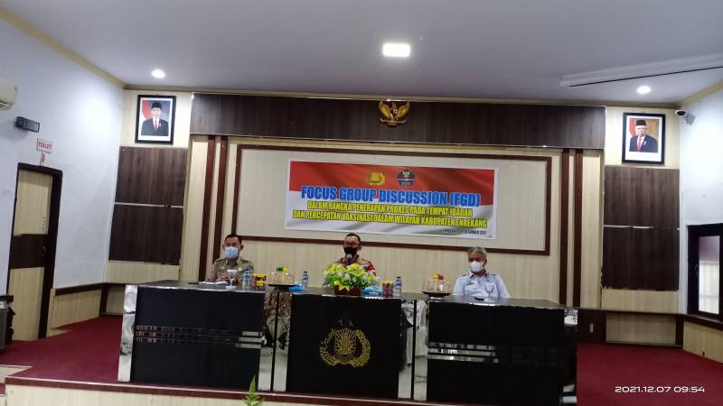 FGD Dengan Pengurus, Kapolres Bahas Penerapan Prokes di Masjid