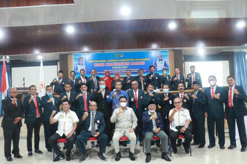 Terpilih Aklamasi, H. Muttalib Kembali Pimpin KONI