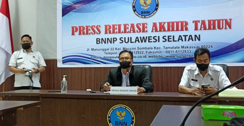 2021, BNNP Sita 14 Kg Sabu Dari 20 Pelaku